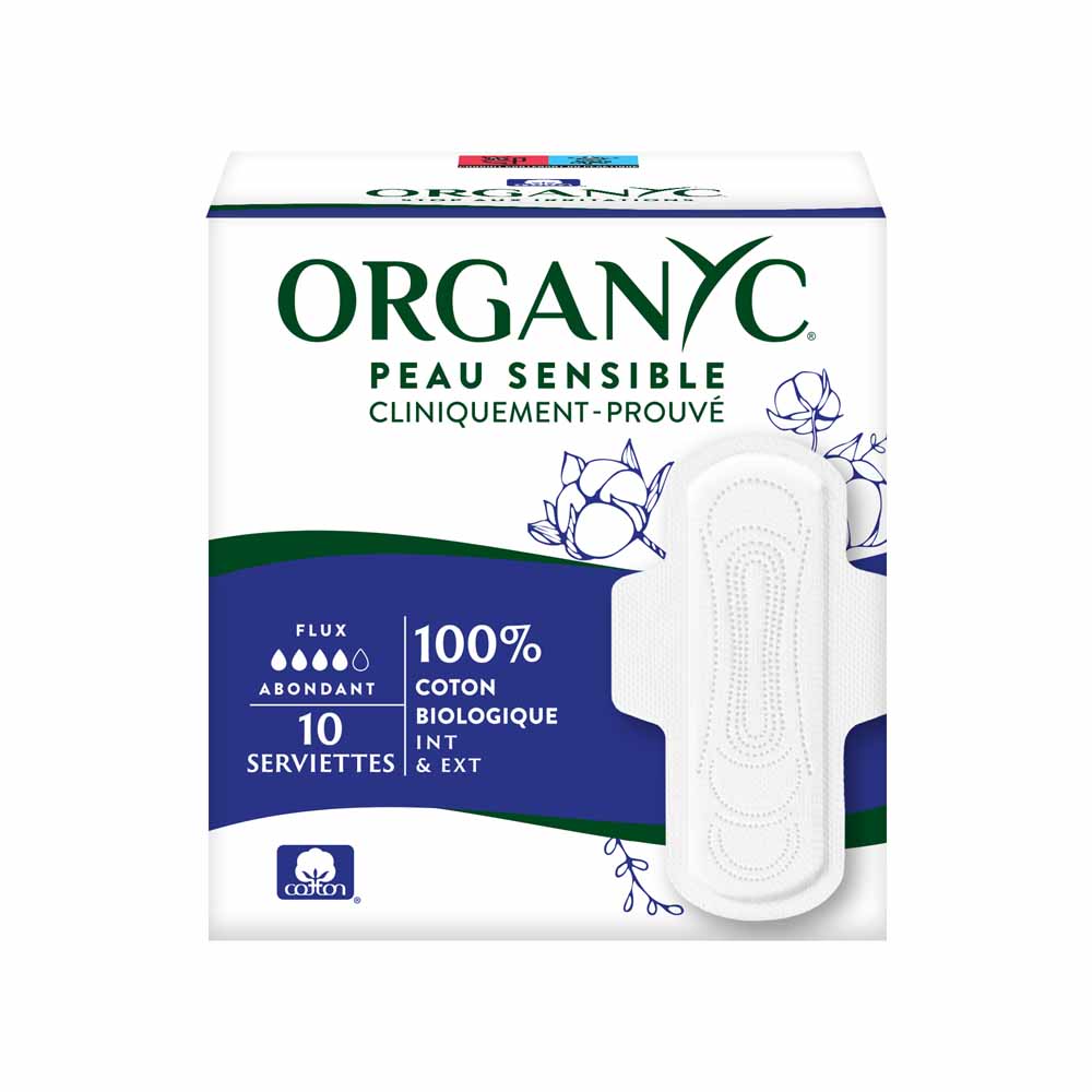 Organyc Toallas Super 100% algodón orgánico x10