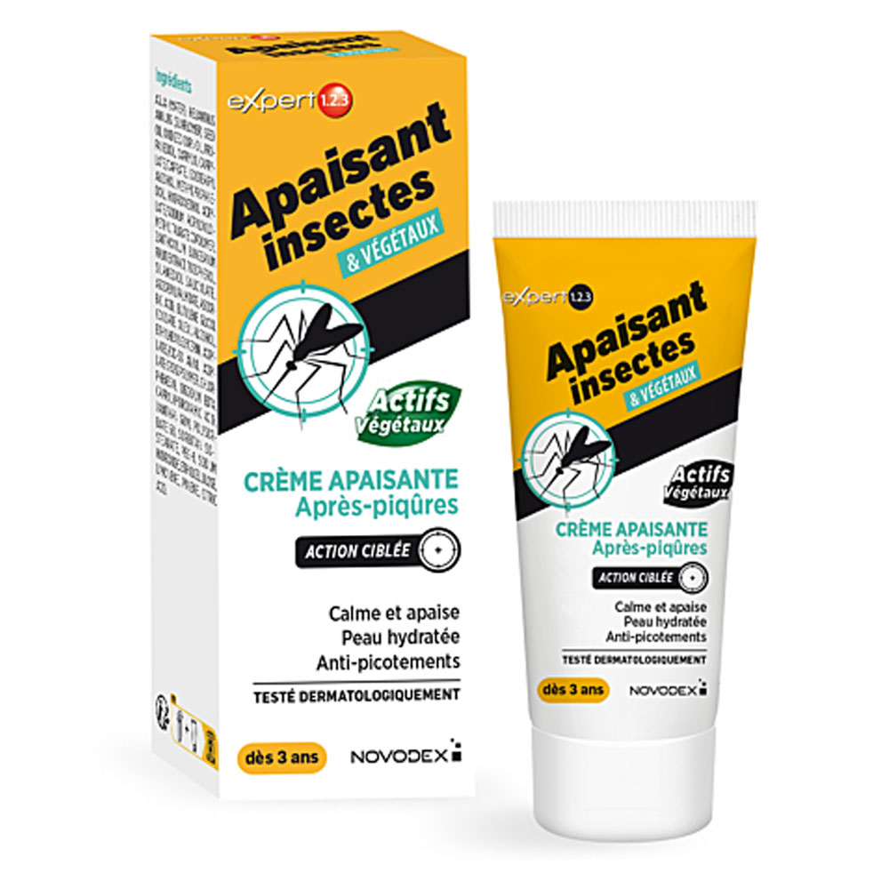Novodex Expert 1.2.3 Crema calmante después de picaduras 30 ml