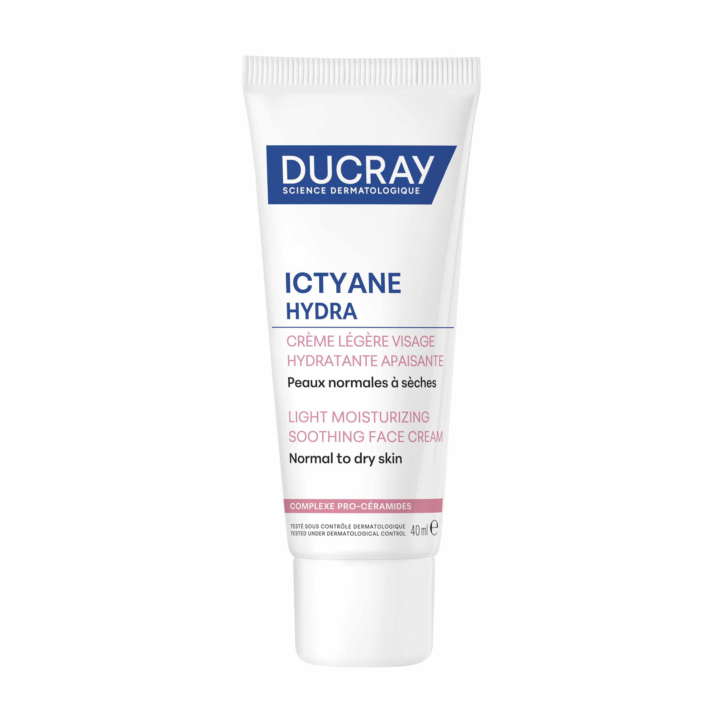 Ducray Ictyane Crema hidratante ligera apaciguante 40 ml