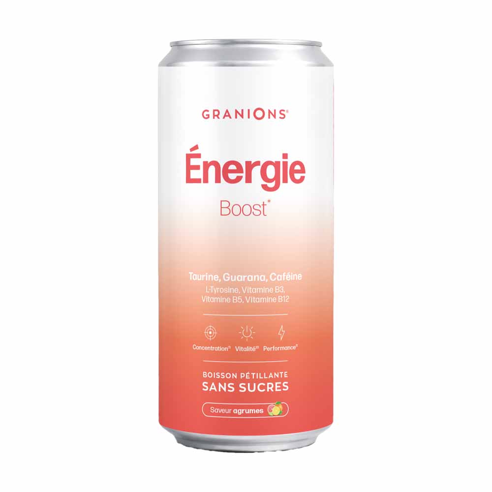 Granions Bebida efervescente energía boost vitalidad de cítricos 330 ml
