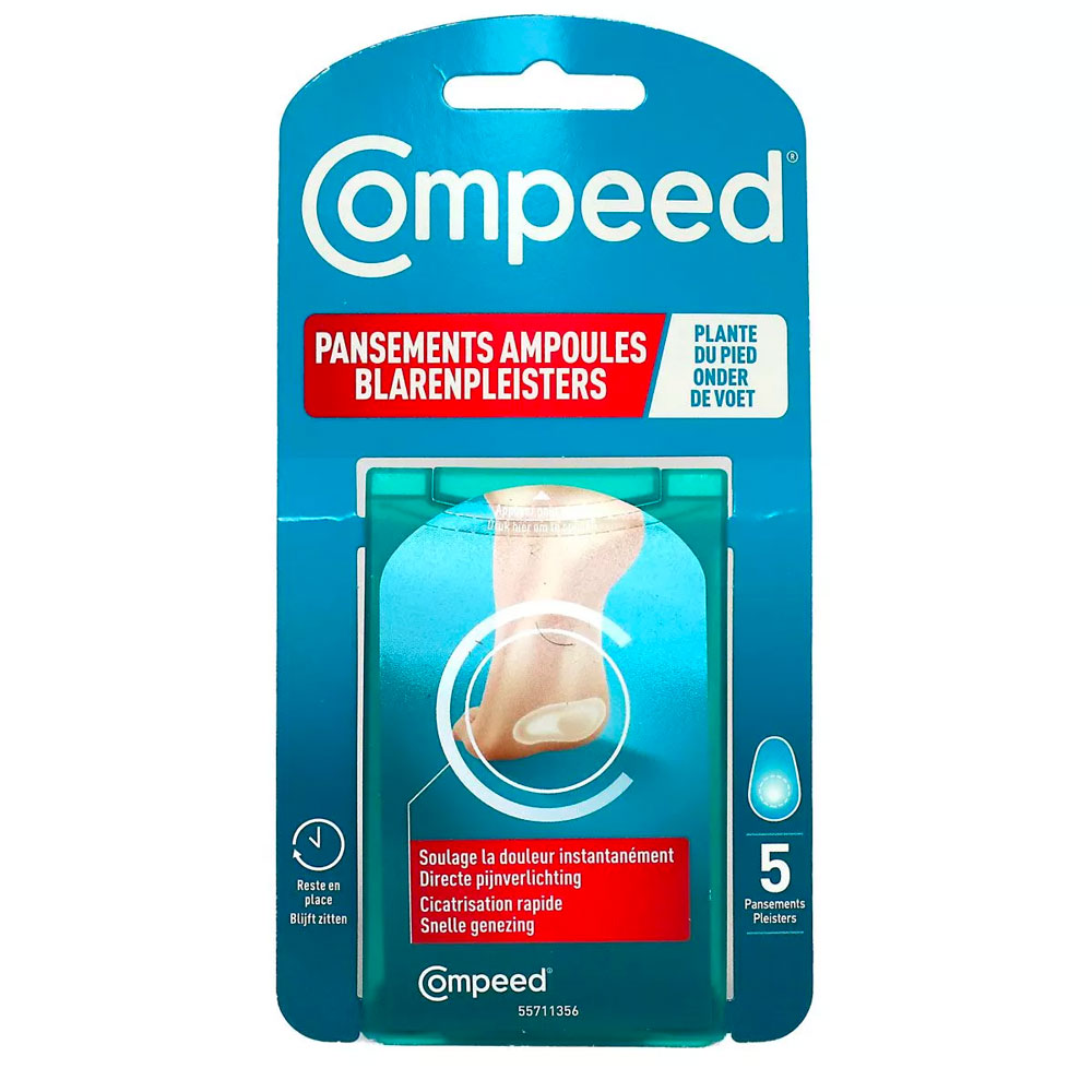 Compeed Tiras para ampollas en la planta del pie x 5