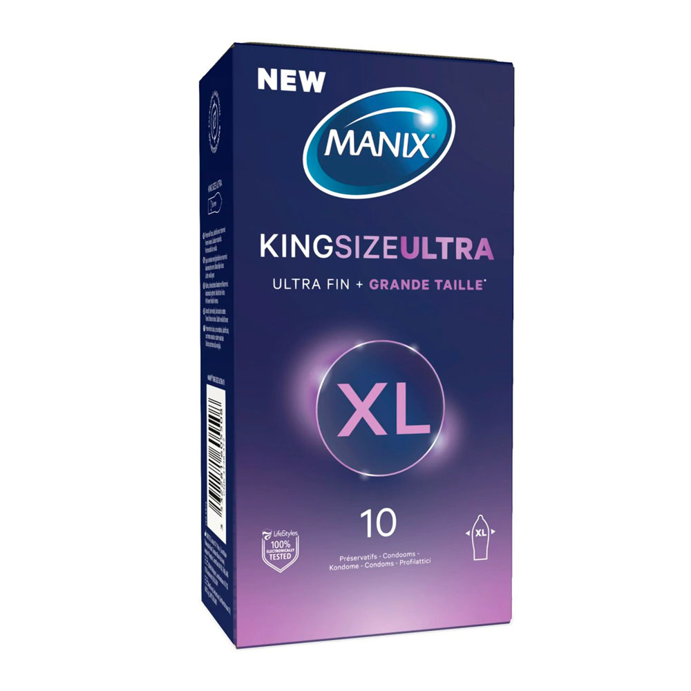 Manix Preservativos King Size Ultra 10 unidades