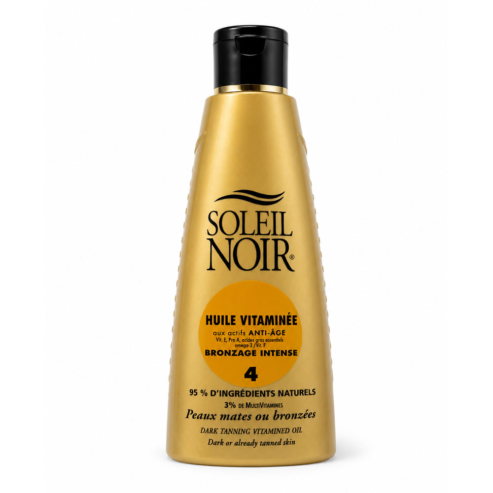 Soleil Noir Aceite vitamínico bronceado intenso 4 150 ml