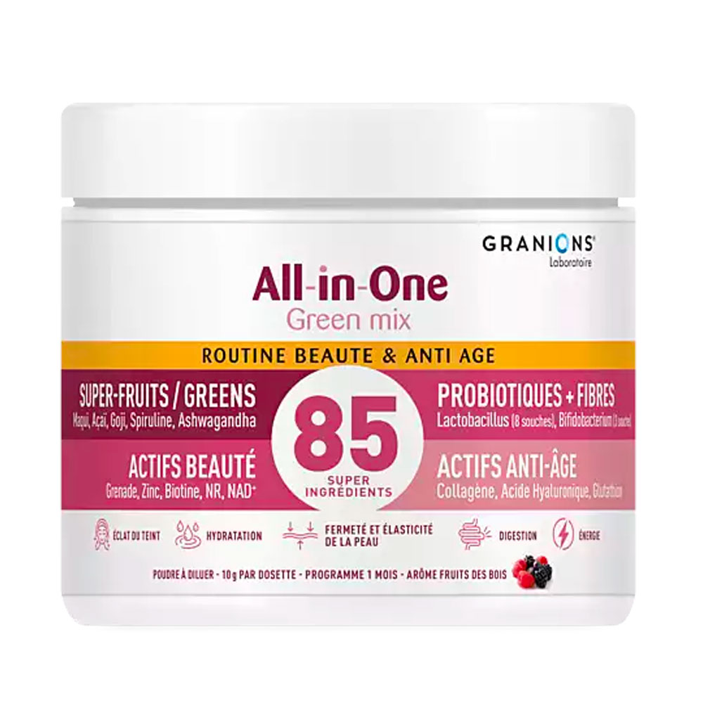 Granions All-in-One Belleza y antiedad frambuesas 146 g