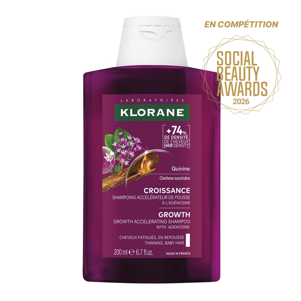 Klorane Quinina Champú acelerador del crecimiento capilar 200 ml