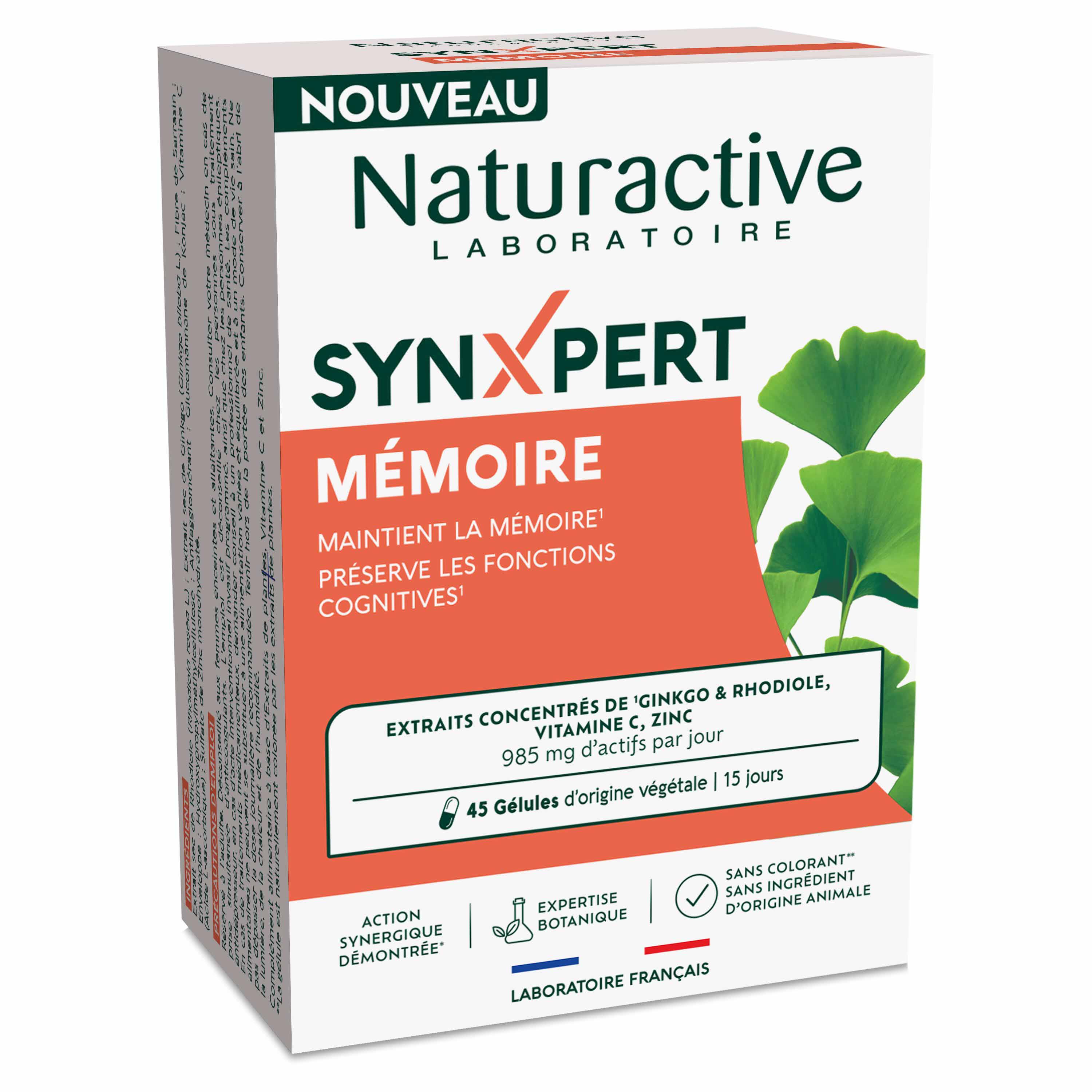 Naturactive SYNXPERT Memoria 45 cápsulas