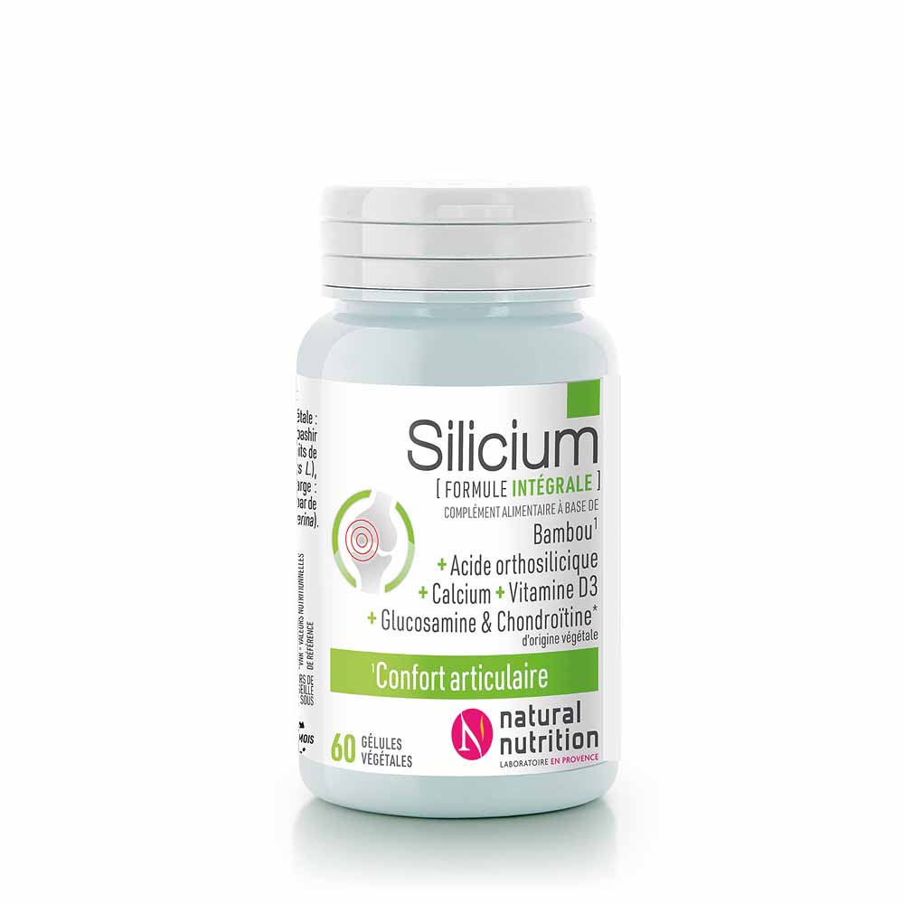 Natural Nutrition Silicium fórmula integral vegana x60 cápsulas