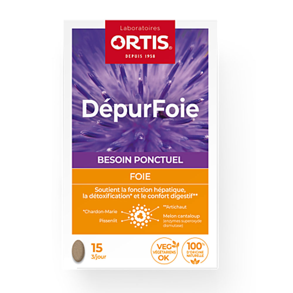 Ortis Dépurfoie hígado 15 comprimidos