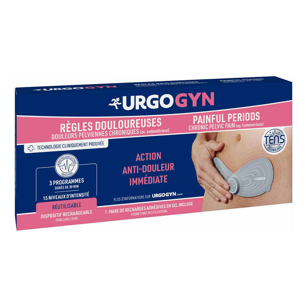 Urgo Urgogyn Parche electroterapia reglas dolorosas recargable