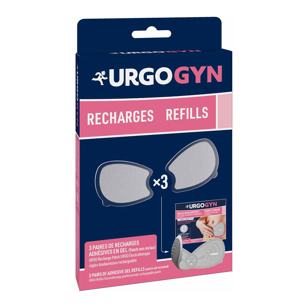 Urgo El parche de electroterapia alivia las menstruaciones dolorosas x3