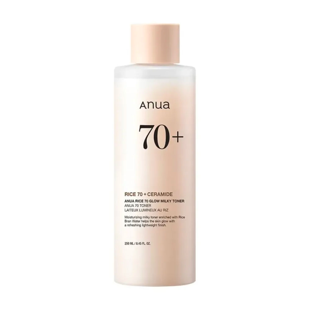 Anua Rice 70 Glow tonificante iluminador con arroz 250 ml