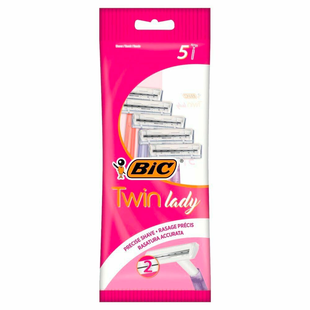 Bic Twin Lady Rasoirs Jetables 2 Lames x5