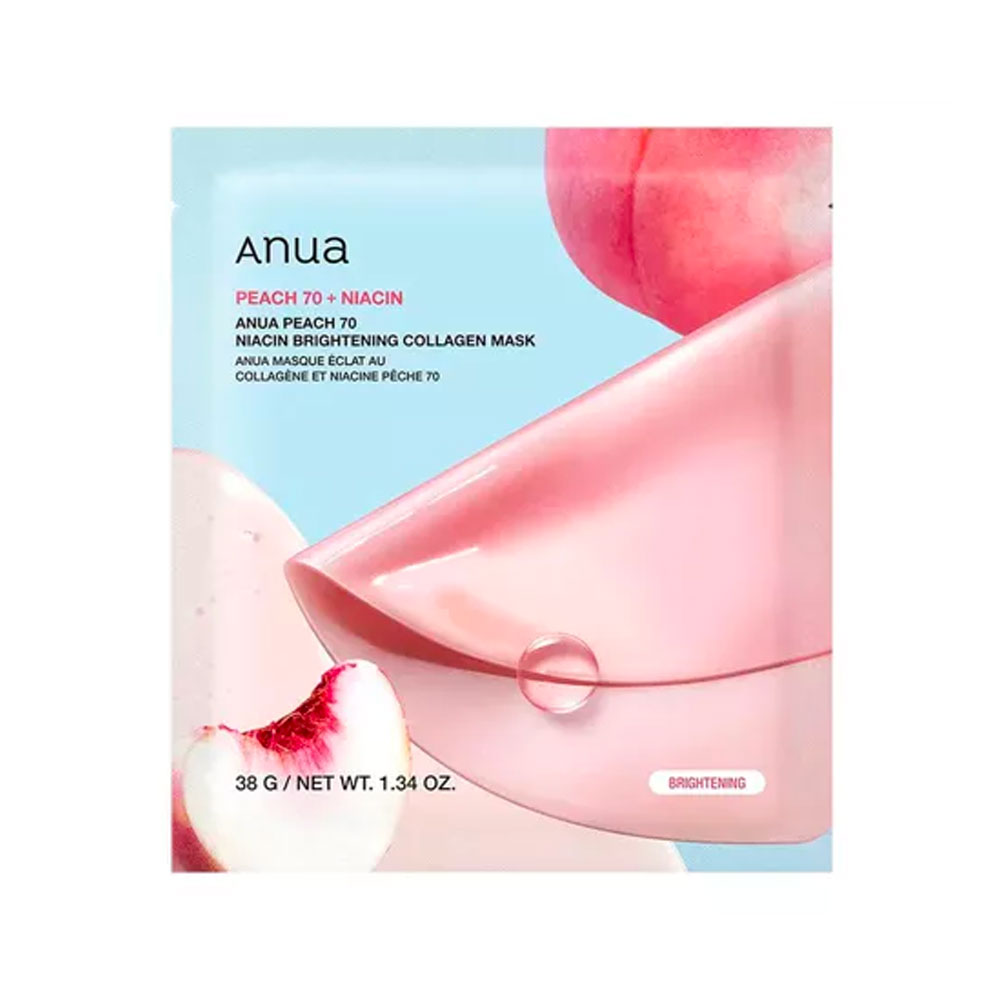 Anua Peach 70 niacina mascarilla iluminadora de colágeno 152 g