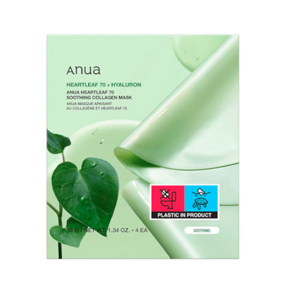 Anua Heartleaf 70 mascarilla de colágeno calmante 1 unidad