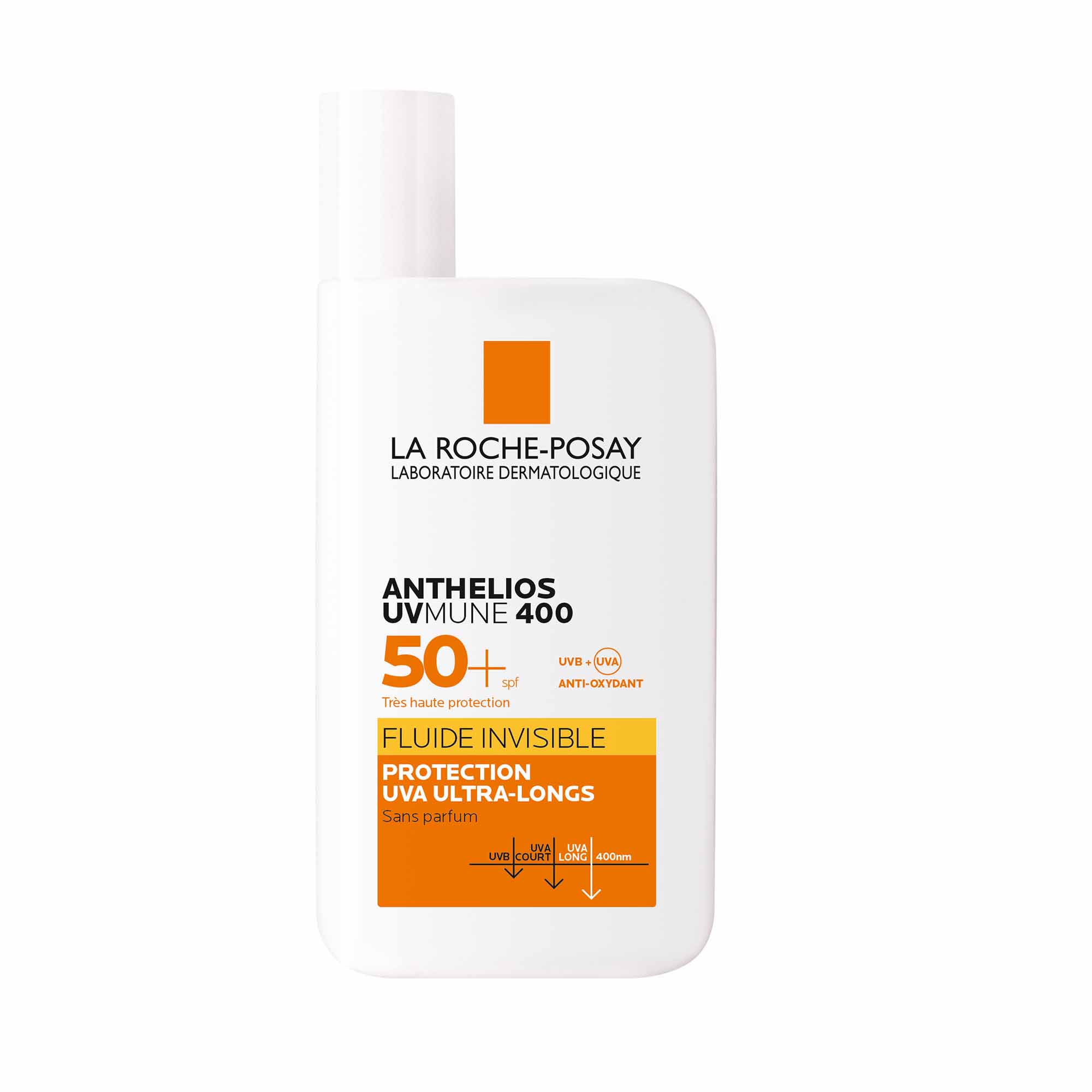 La Roche-Posay Anthelios Fluido invisible UVMUNE 400 sin perfume SPF50+ 50ml
