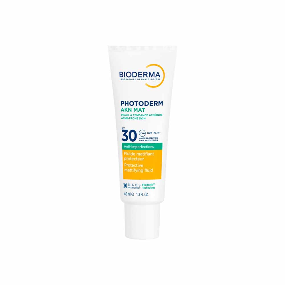 Bioderma Photoderm Fluido Matificante Spf30 Akn Mat Pieles Mixtas A Grasas AKN Mat Peaux à tendance acnéique 40ml
