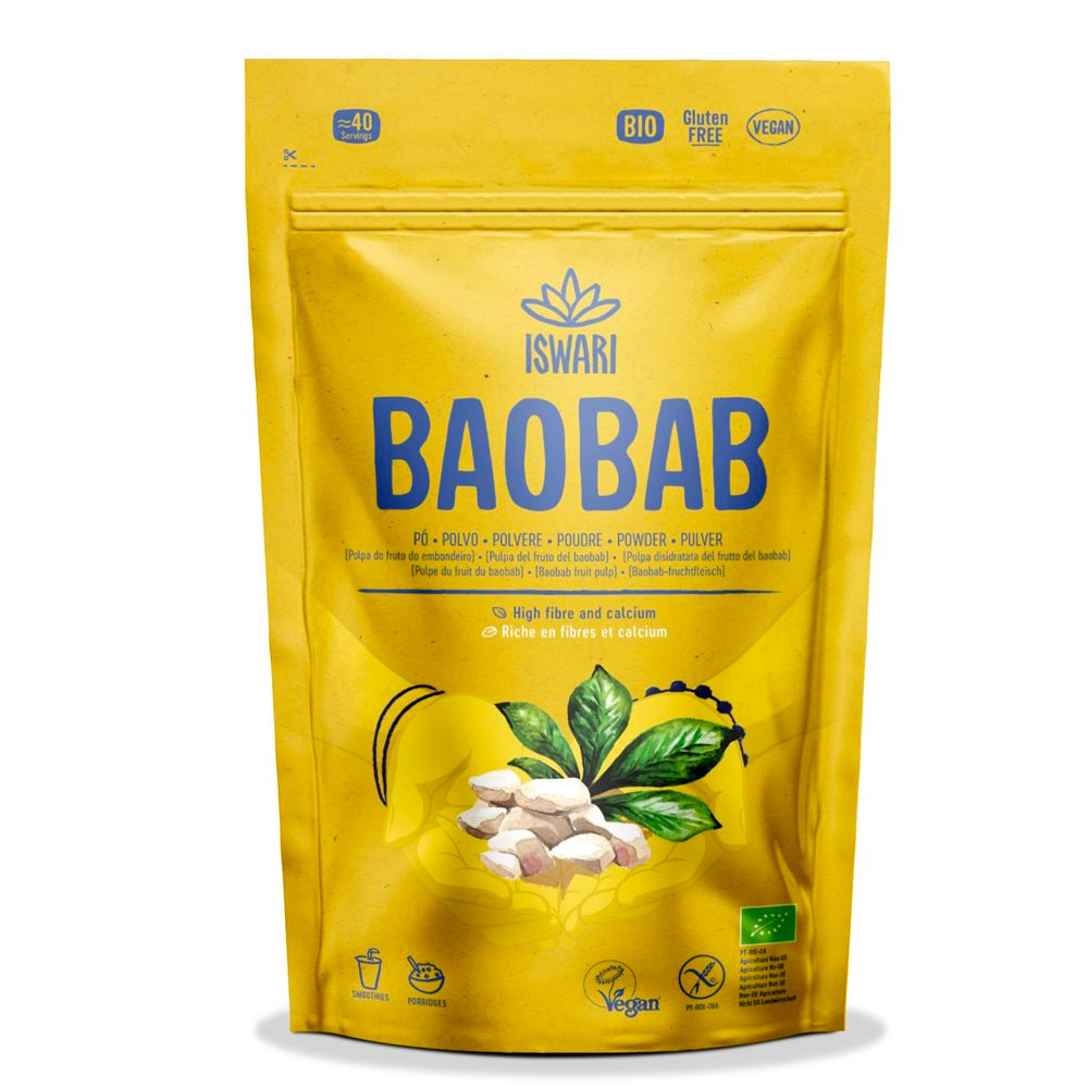 Iswari Super Aliment Pur Baobab en polvo ecológico 125g