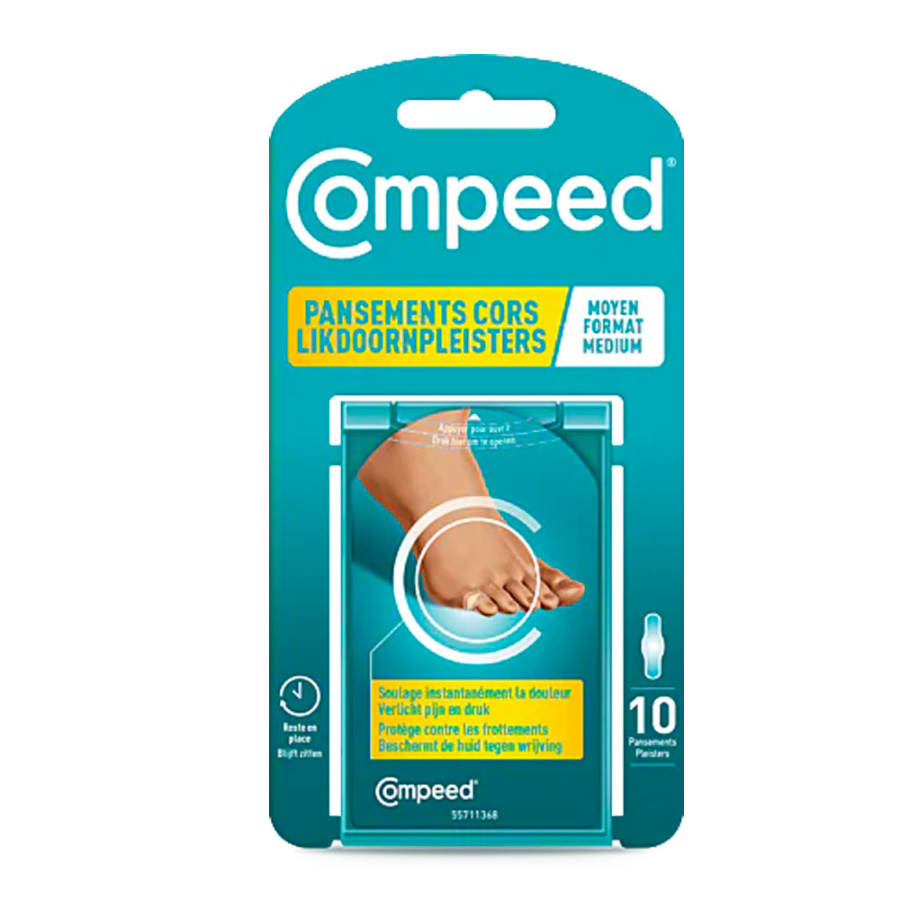 Compeed Parches para callos tamaño medio 10 unidades