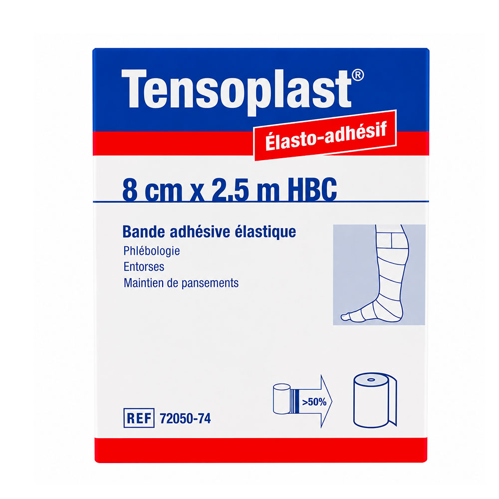 Tensosport Tensoplast® Venda adhesiva elástica 2,5m x 8cm color carne 1 unidad