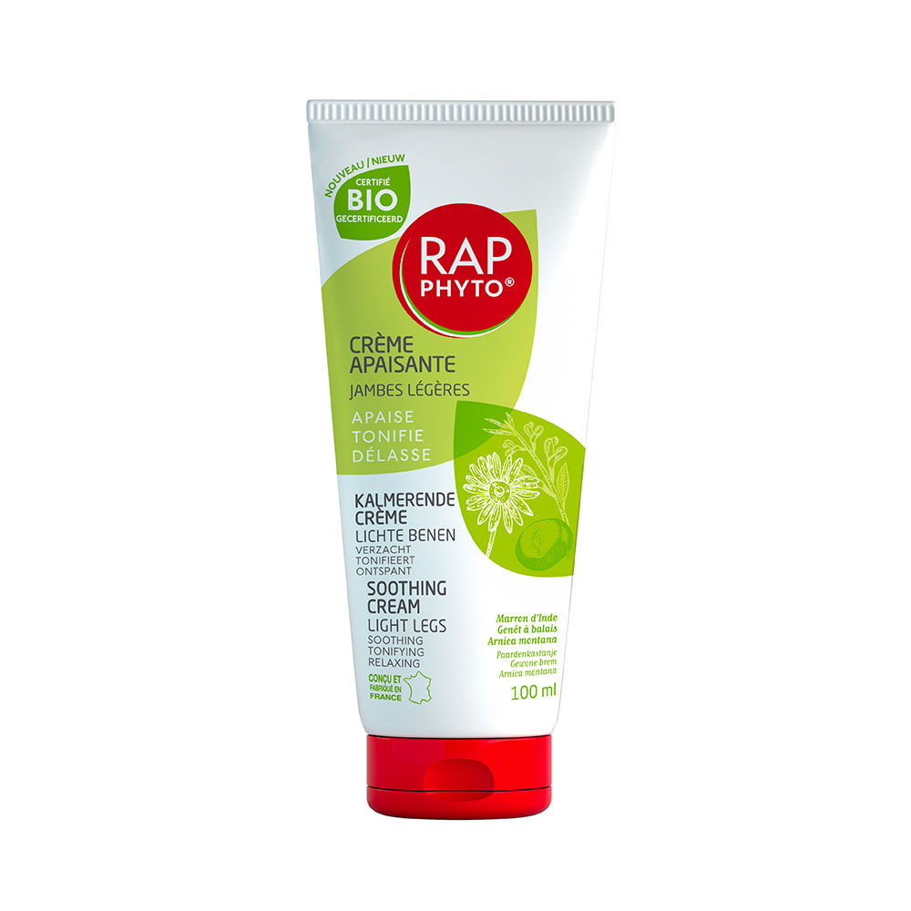 Rap Phyto Crema calmante piernas ligeras certificada bio 100 ml