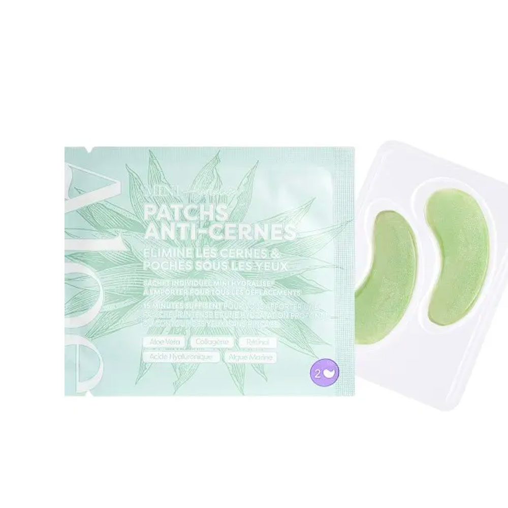 Aloe Paris Parches de ojos hidrogel con aloe vera, colágeno y ácido hialurónico 2 x