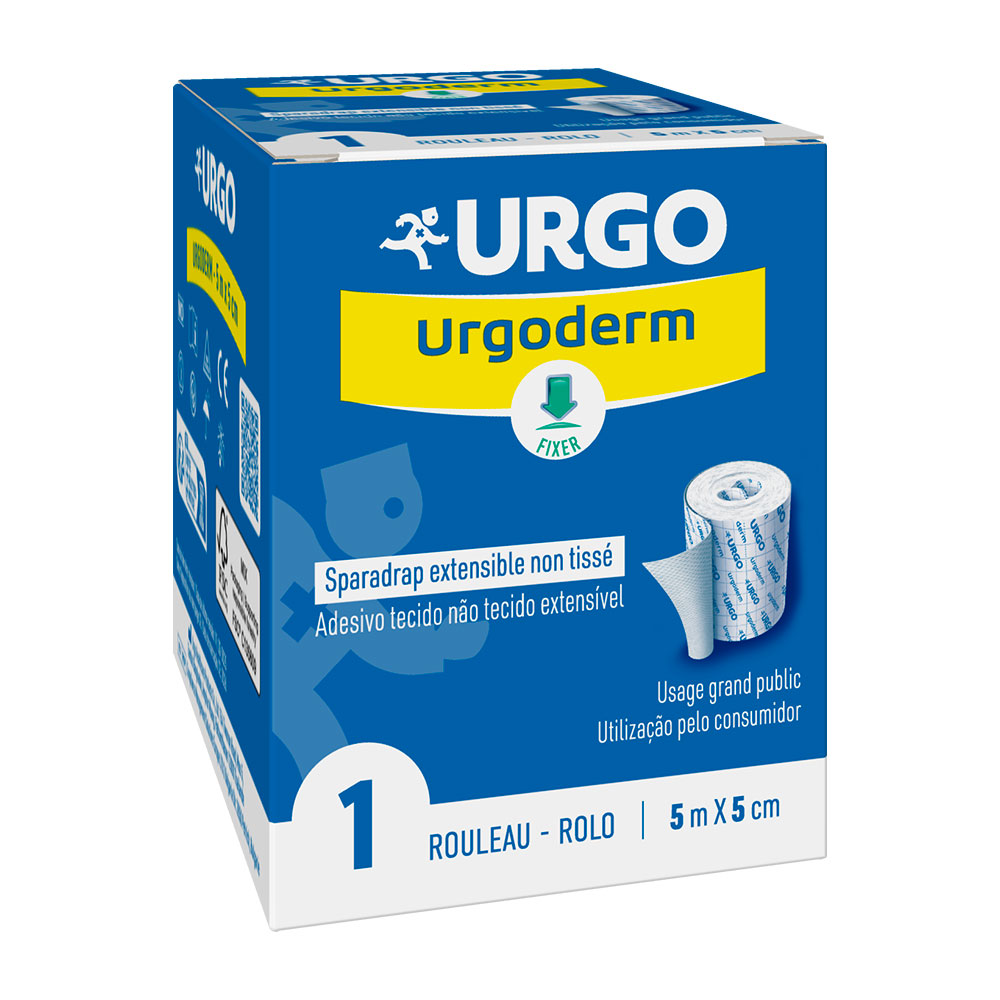 Urgo Urgoderm Esparadrapo no tejido 5m x 5cm Urgoderm x1 rollo