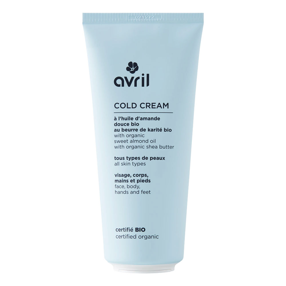 Avril Cold Cream con aceite de almendra dulce y manteca de karité bio rostro y cuerpo 200 ml