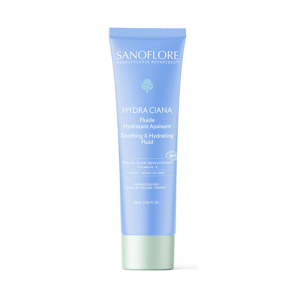 Sanoflore Hydra Ciana Fluido hidratante calmante 50 ml