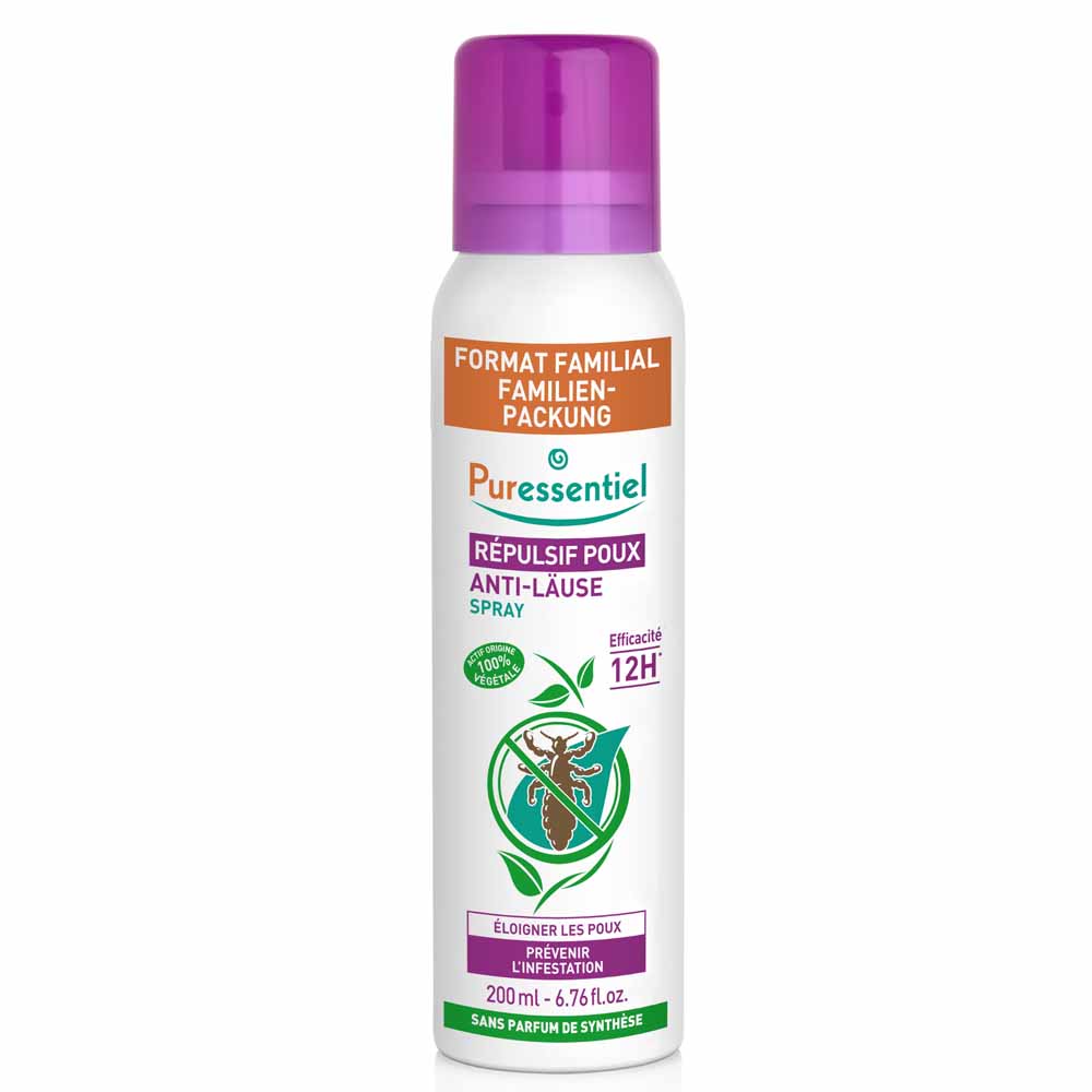 Puressentiel Antipiojos Sprat Repelente Piojos Formato Familiar 200 ml