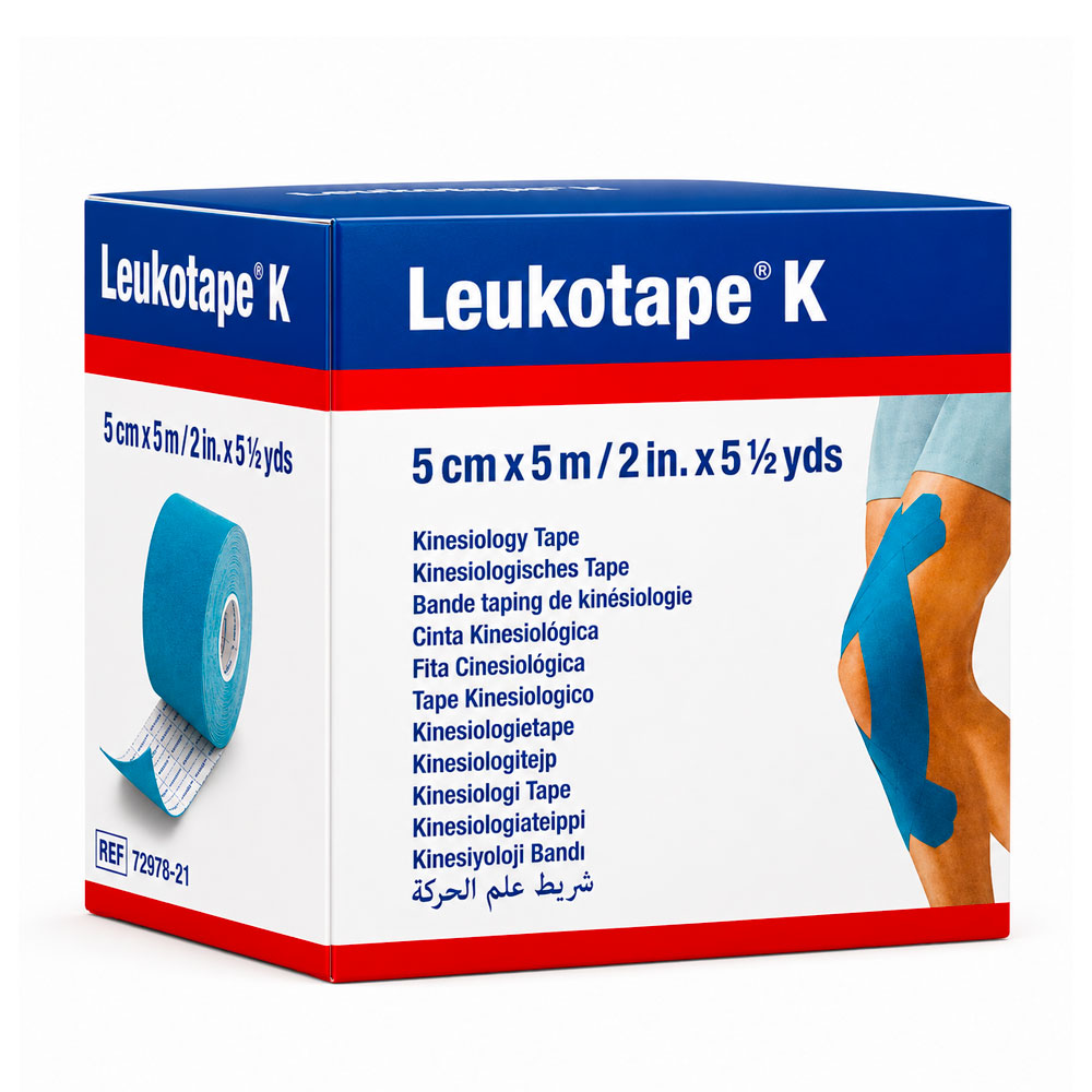 Actimove Leukotape® Venda adhesiva elástica 5 m x 5 cm azul cielo 1 unidad