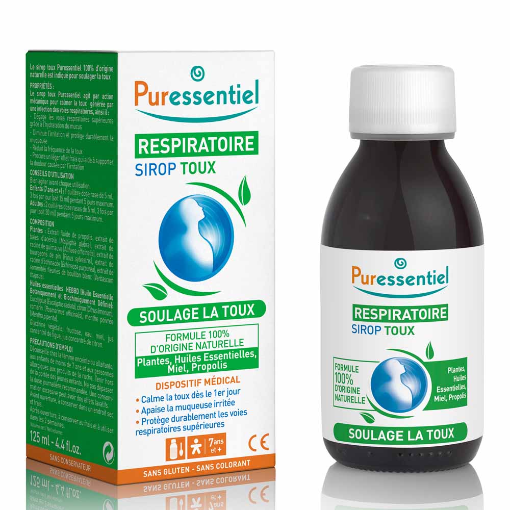 Puressentiel Respiración Jarabe tos respiratoria 125 ml