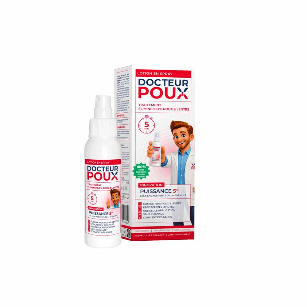 Docteur Poux Lotion antipiojos en spray Potencia 5 100 ml
