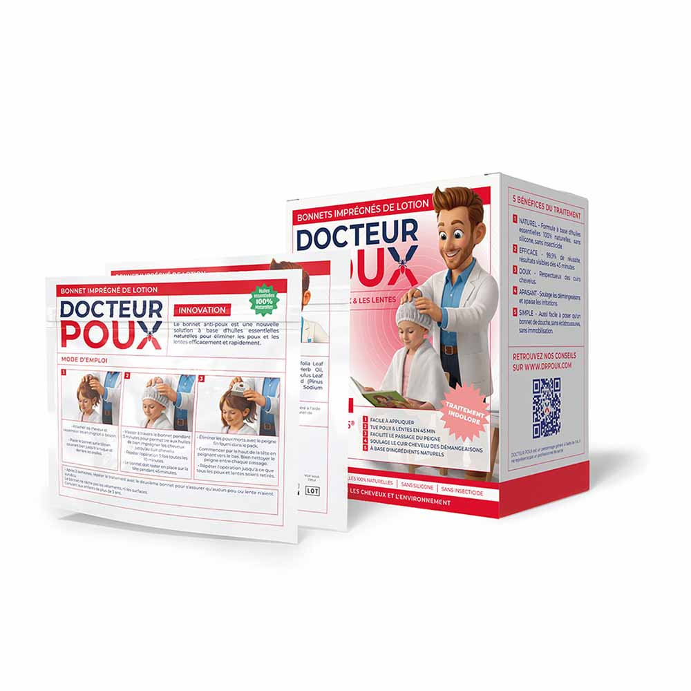 Docteur Poux Gorros antipiojos + peine