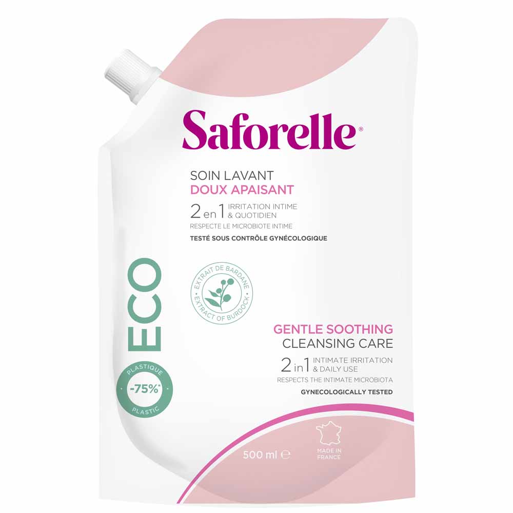 Saforelle Soin lavante suave Eco-recarga 400 ml