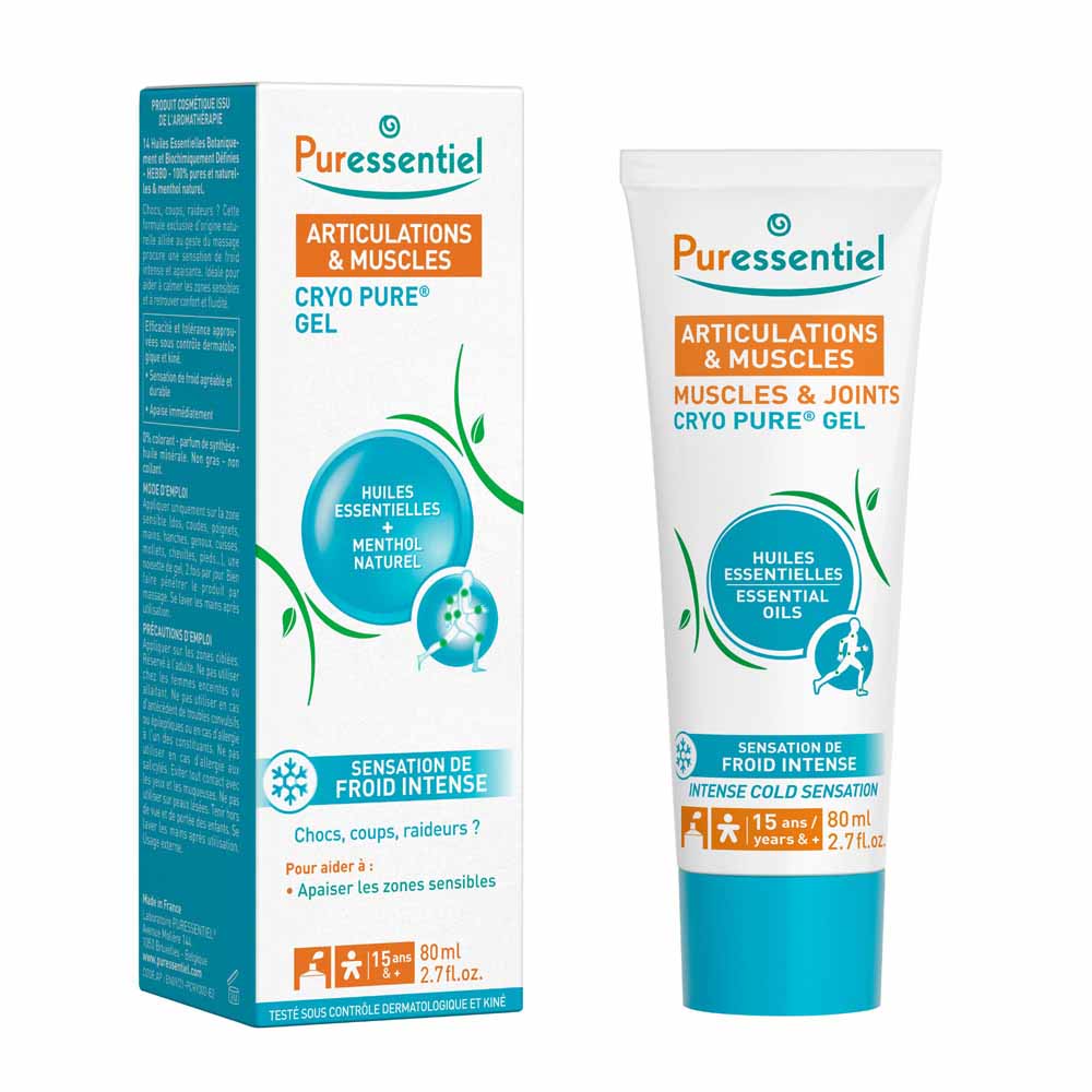 Puressentiel Articulaciones y Músculos Cryo Pure Gel Froid Intense 80 ml