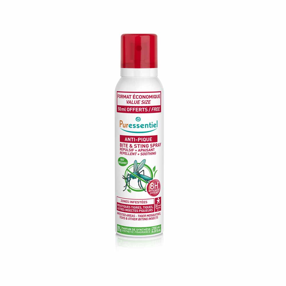 Puressentiel Antipic Spray repelente calmante antimosquitos 200ml
