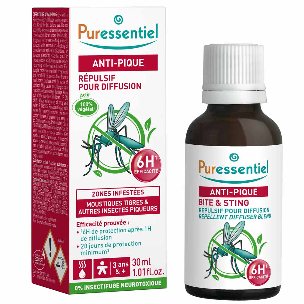Puressentiel Antipic Repelente anti-picaduras para difusión 30 ml