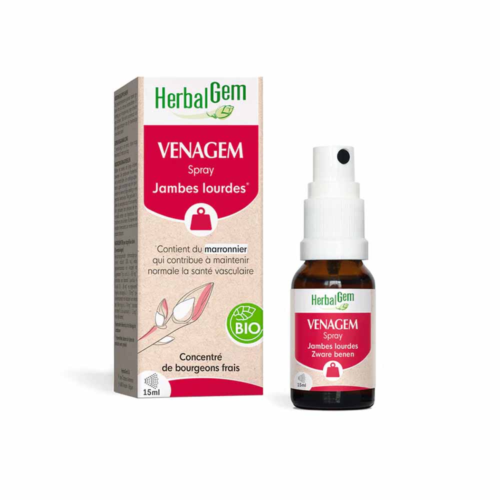 Herbalgem Spray Venagem piernas cansadas Bio complejo de gemoterapia concentrada 15 ml