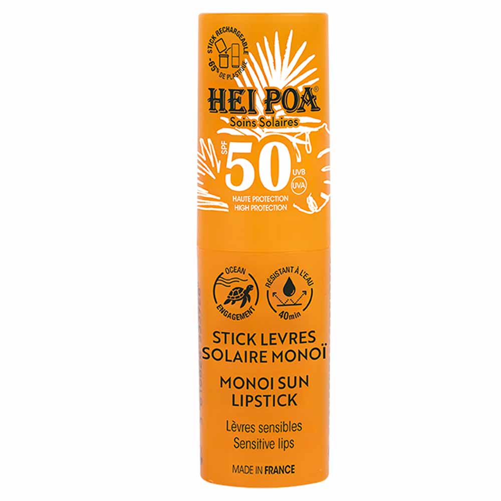 Hei Poa Solares Stick labial SPF50+ 4g