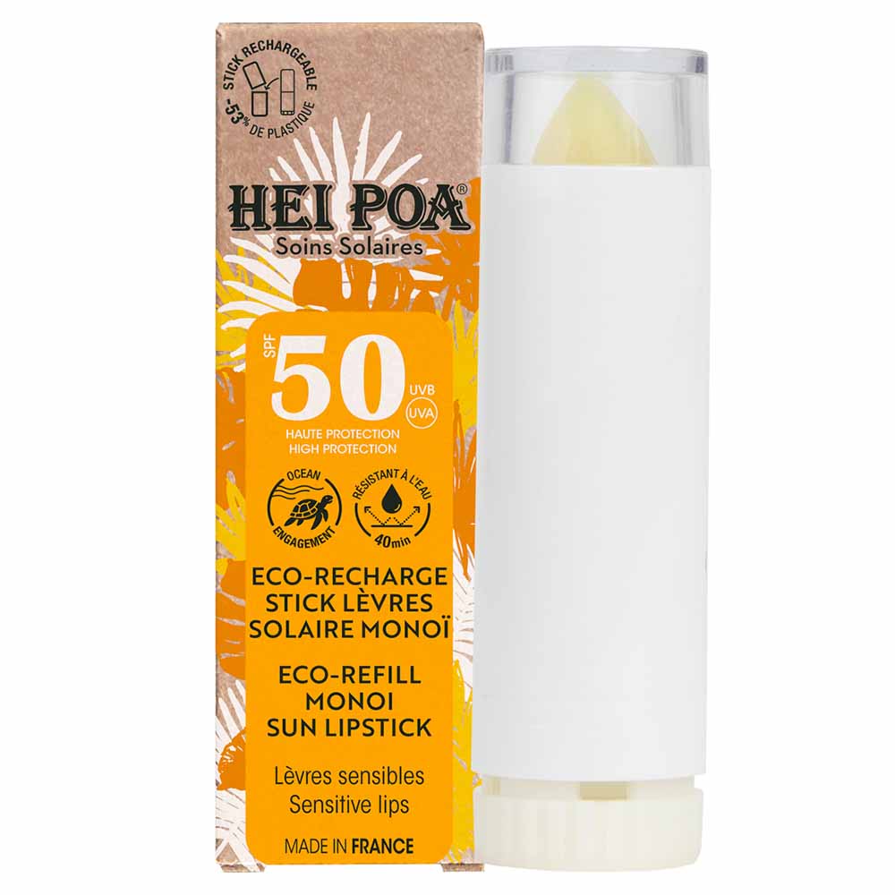 Hei Poa Solares Recambio stick labial SPF50+ 4g