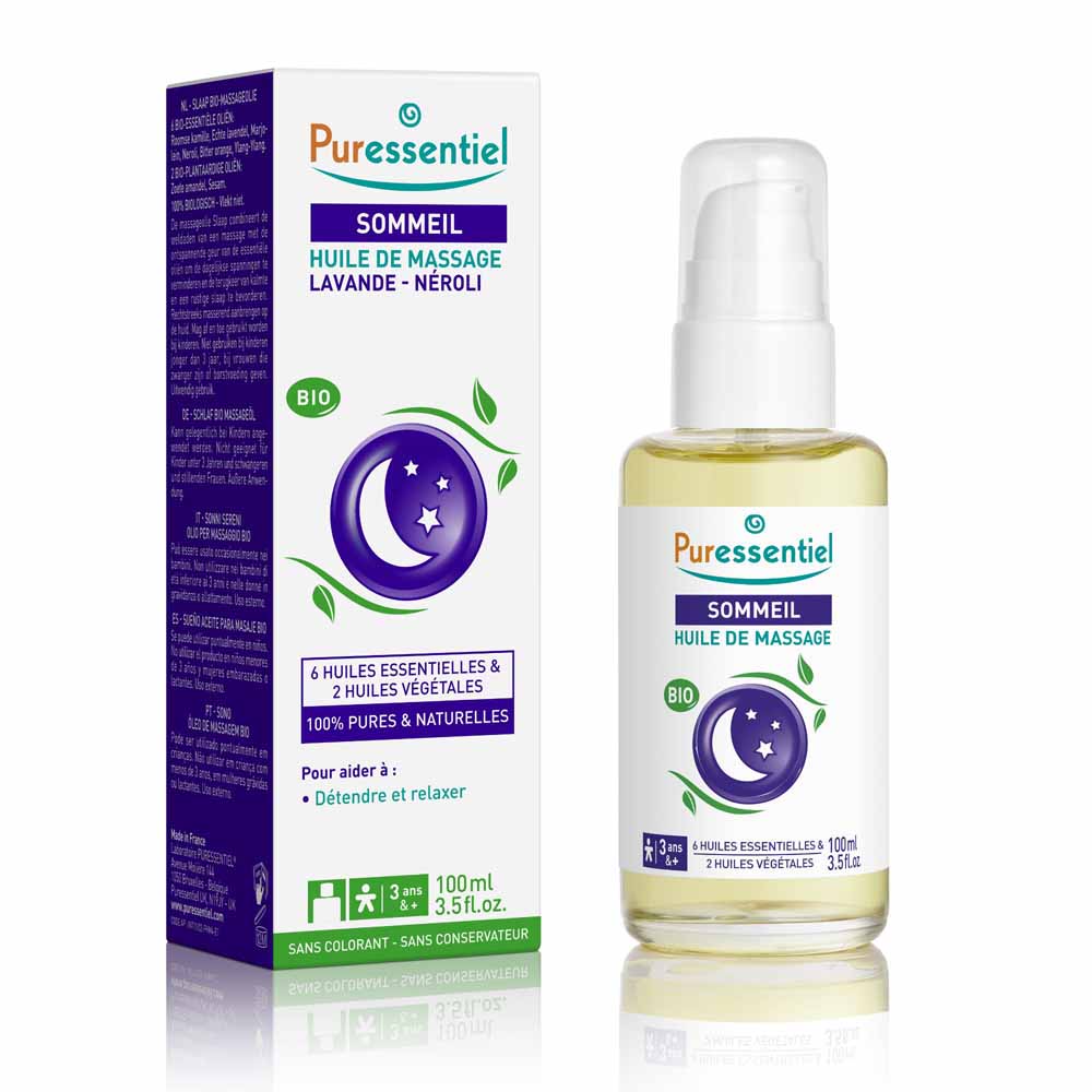 Puressentiel Sueño Aceite De Masaje Bio Lavanda y Neroli 100ml