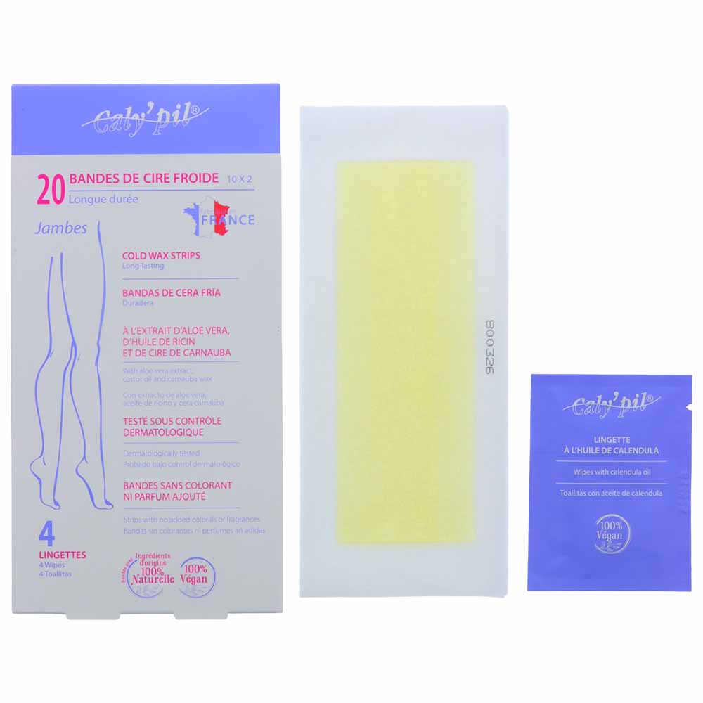 Estipharm Tiras de cera fría aloe vera 20 unidades