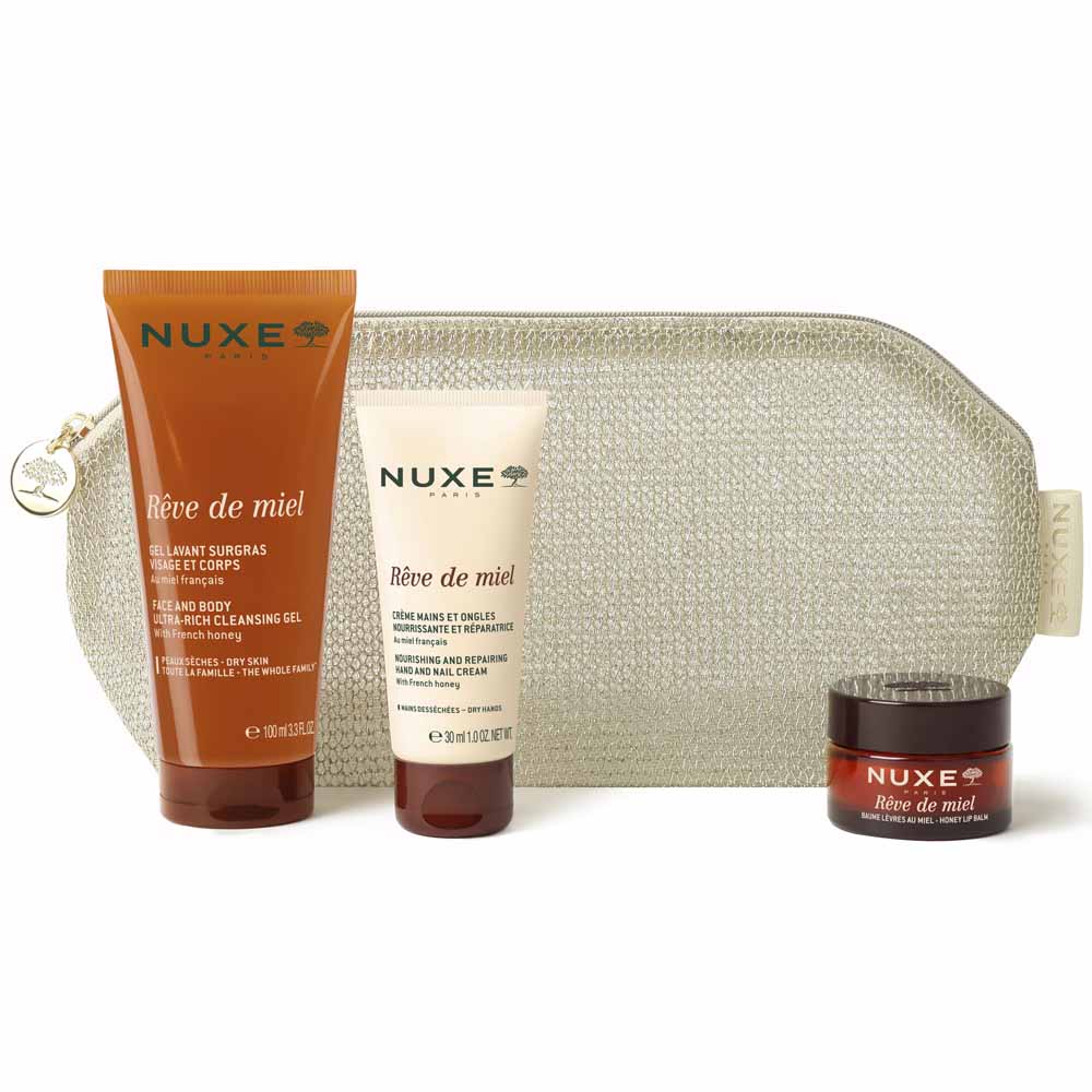 Nuxe Reve De Miel Trio nutritivo cuerpo manos y labios