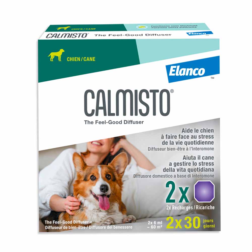 Calmisto Recambios para difusor antiestrés para perros 2 x 6 ml