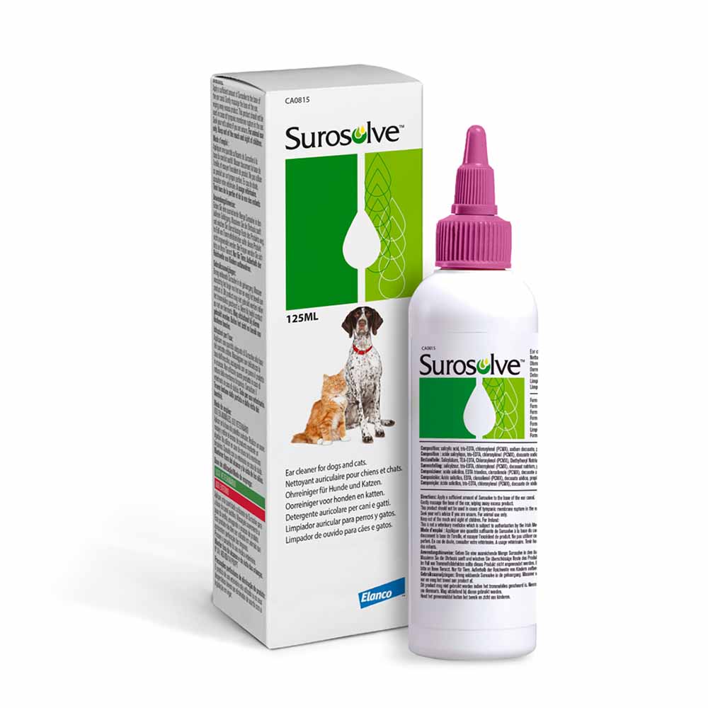 Surosolve Solución auricular para perro y gato 125 ml