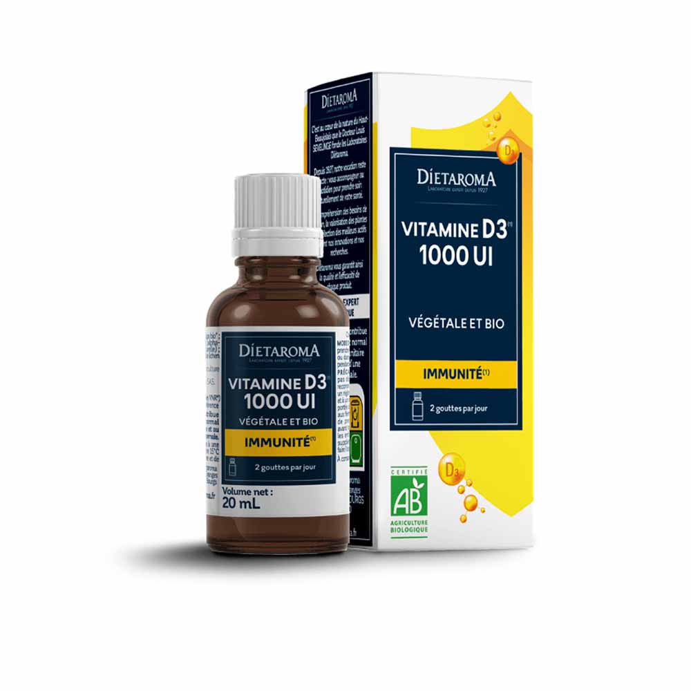Dietaroma Vitamina D3 vegetal bio 1000 Ui 20 ml