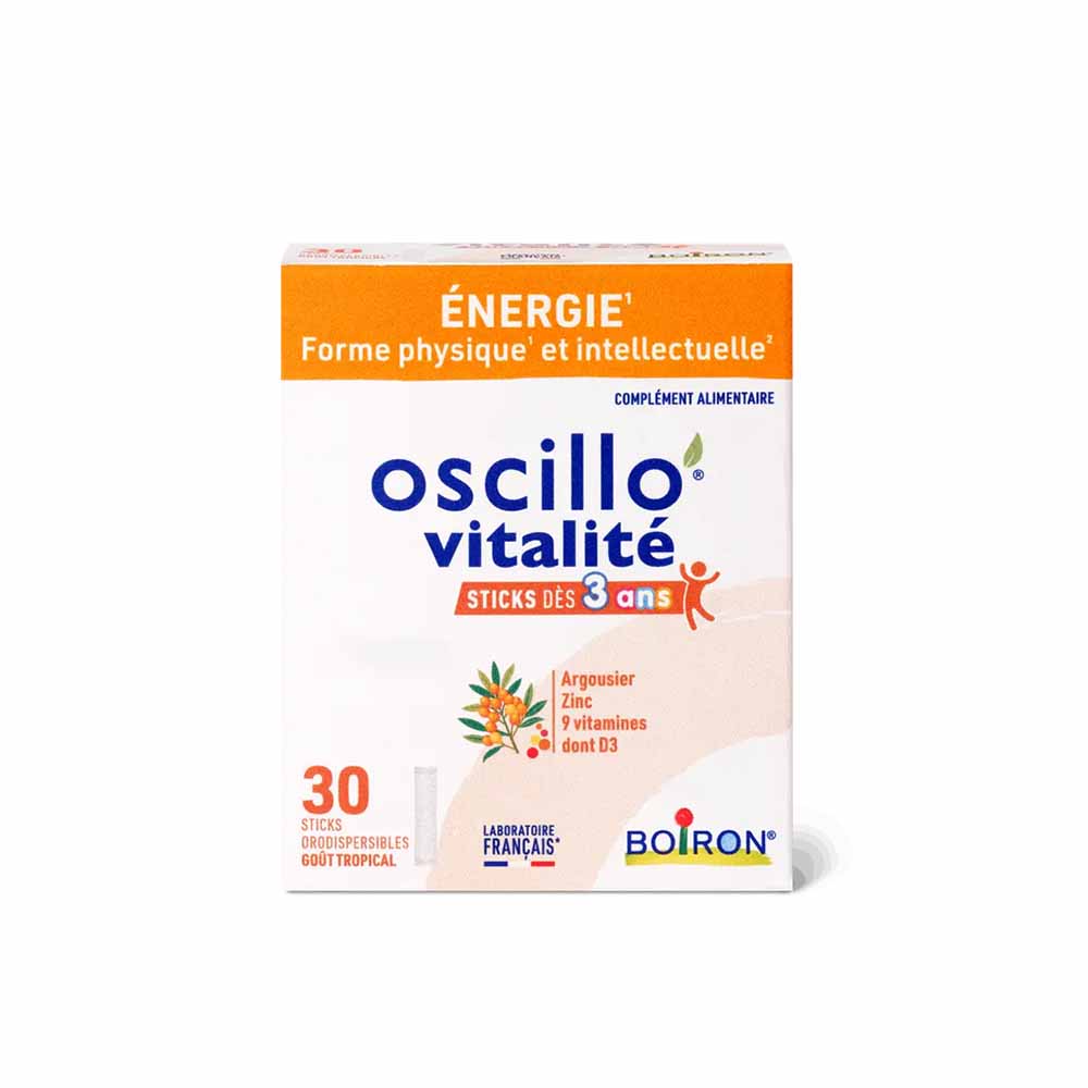 Boiron Oscillo’ vitalidad niños 30 sticks orodispersibles