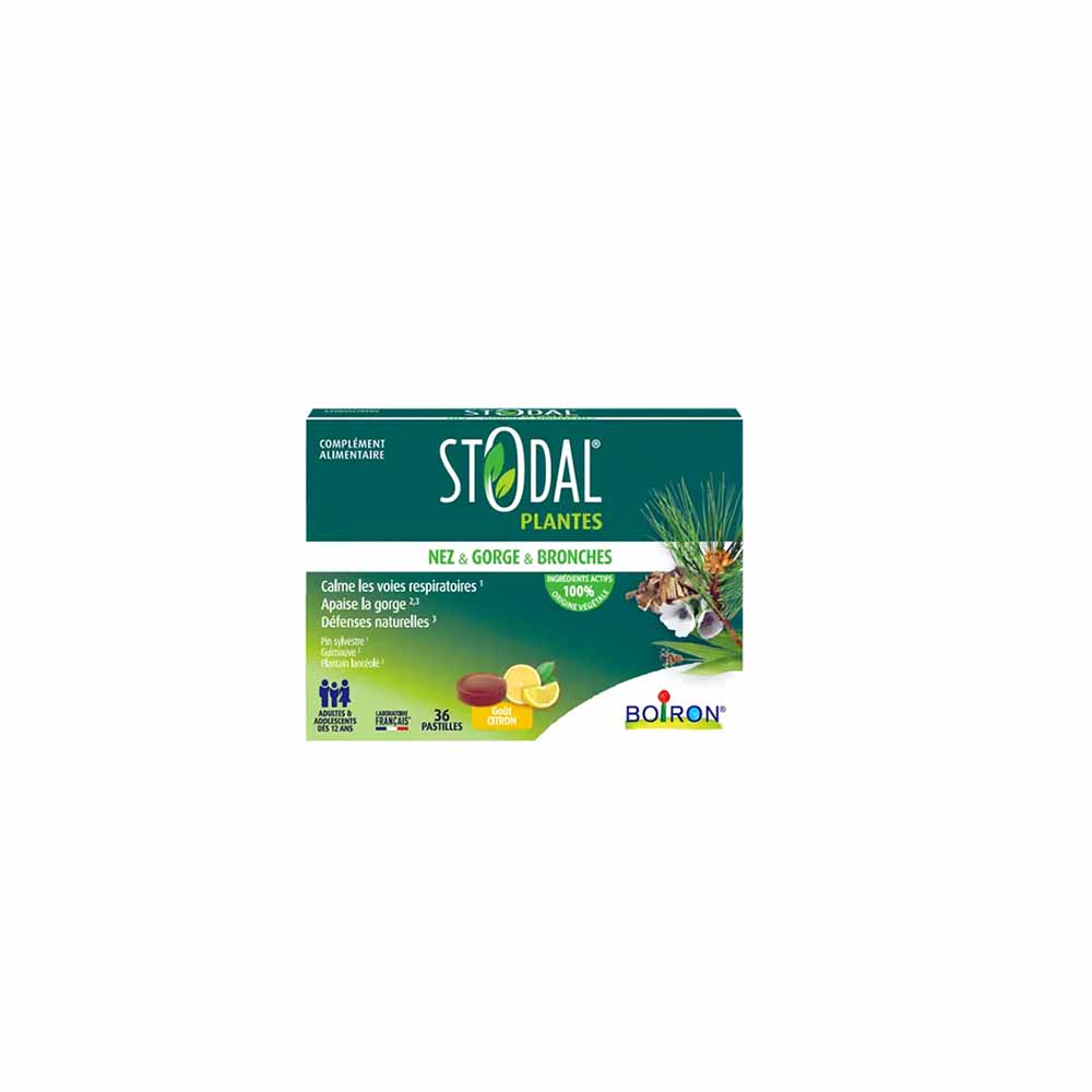Boiron Stodal pastillas sabor limón 36 pastillas
