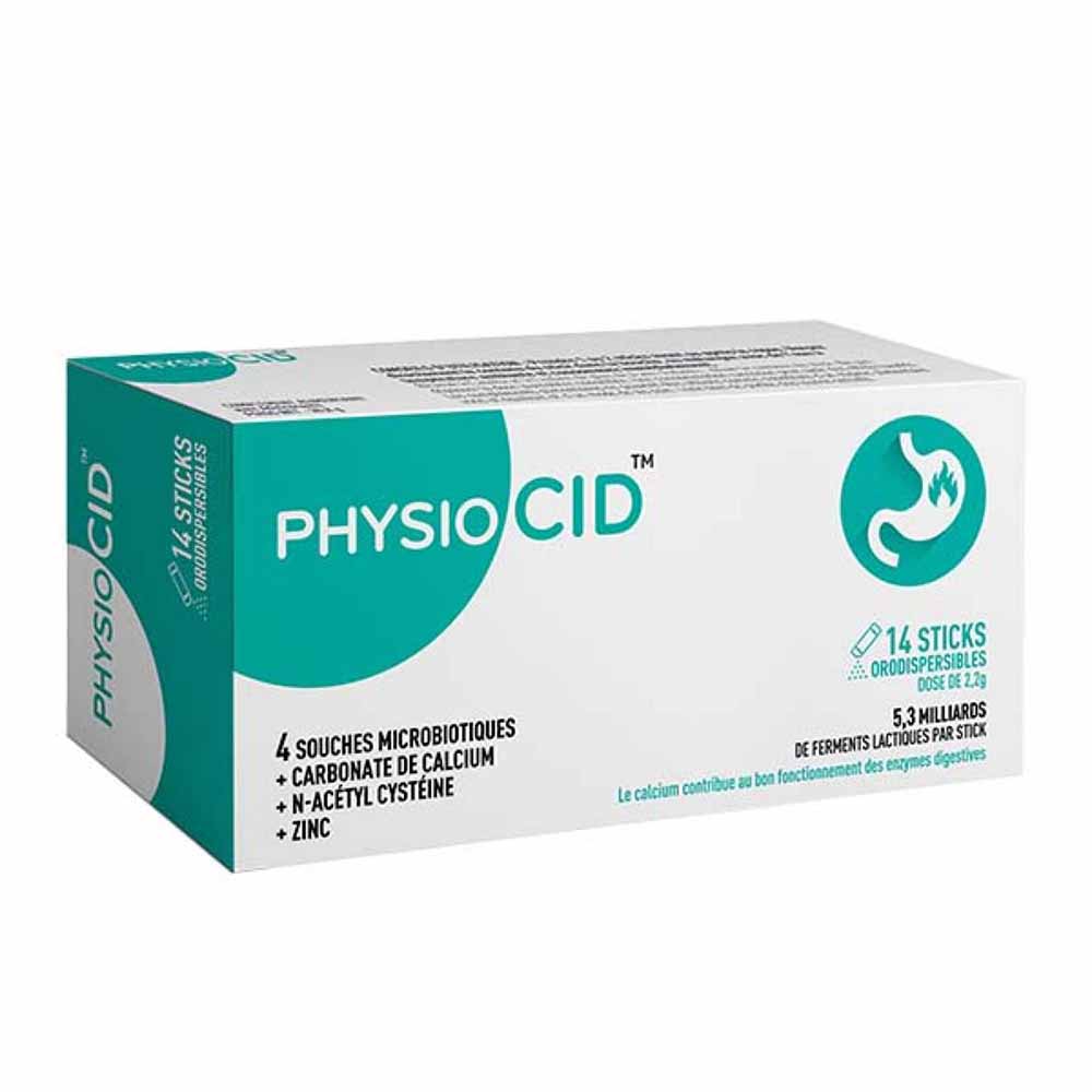 Laboratoire Immubio Physiocid 14 sobres