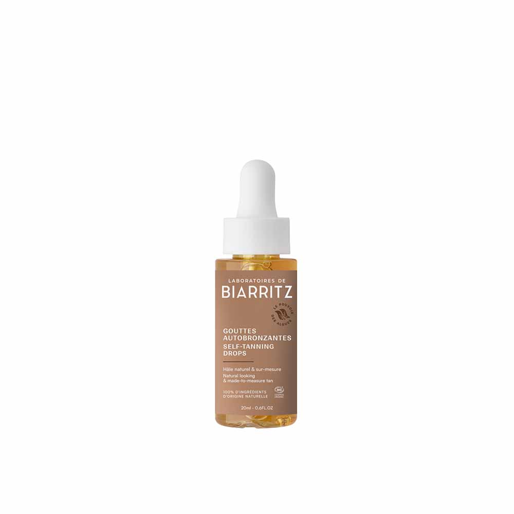 Laboratoires De Biarritz Solares Gotitas autobronceadoras bio para rostro y cuerpo 20 ml